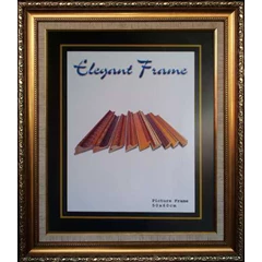 bingkai photo / photo frame / picture frame 24 r tipe 166 gold