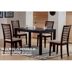 meja makan minimalis 4 kursi