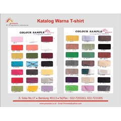 katalog warna t-shirt