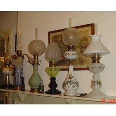 lampu minyak - lampu meja antik