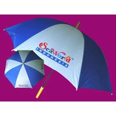 payung golf biru putih