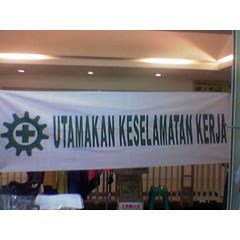 spanduk k3/spanduk keselamatan dan kesehatan kerja/spanduk proyek