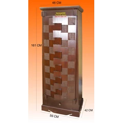 lemari cacah pintu jari - jari