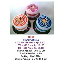 towel cake / souvenir handuk tc16
