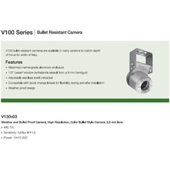 kamera honeywell v100 series bullet proof