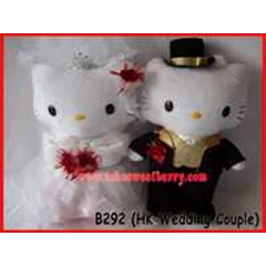 b292 ( boneka hello kitty & daniel wedding)