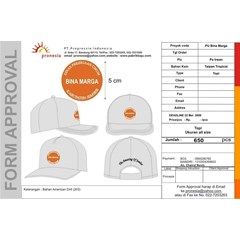 desain topi marga