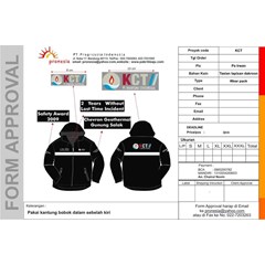 design jaket kct