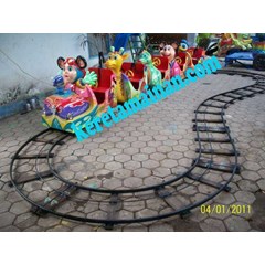 kereta mini mainan triplek engkel