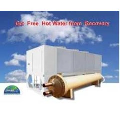 heat recovery, water heater, water cooler, water cooled chiller, air cooled chiller, heat recovery, brine chiller, evaporator, condenser.