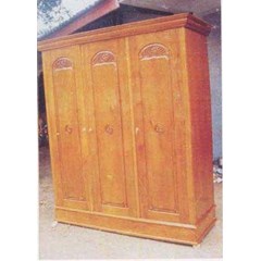 almari pakaian minimalis jepara jati type matahari pintu 3