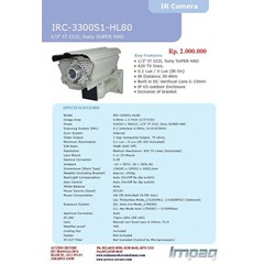 cctv outdoor infra red camera 80 meter impaq