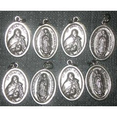 medali st maria guadalupe / st juan diego