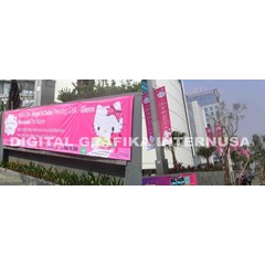 spanduk & umbul2 hello kitty ep