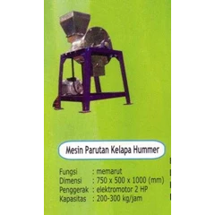 mesin parutan kelapa hummer vco