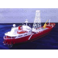 miniatur kapal / maket kapal drilling