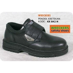 sepatu safety kulit sni - wreckers safety shoes kx 842 h