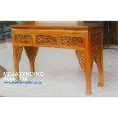 meja dinding / konsole ukiran jepara mpb-714