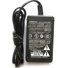 adaptor charger handycam camcorder sony ac l200 ac l25
