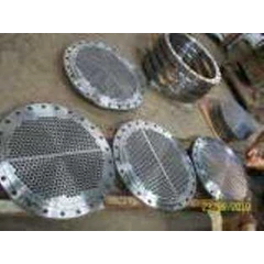 tube sheet, heat exchanger, buffle, evaporator, condenser, oil cooler, after cooler, inter cooler, flange