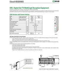 ikusi src.digital sat tv multicrypt reception equipment, src-011
