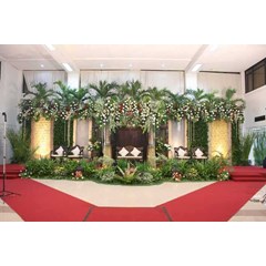 dekorasi pelaminan tradisional : adat jawa-sunda