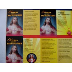 lembaran doa novena hati kudus yesus