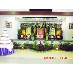 pelaminan model kebun