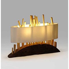 standing rustic table lamp
