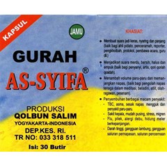 gurah assyifa - kapsul gurah untuk mengatasi penyakit sinusitis , ispa , paru-2 dll