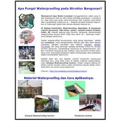 fungsi waterproofing pada struktur bangunan
