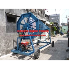 mesin + pengayak + sabut+ kelapa+ atau kompos organik