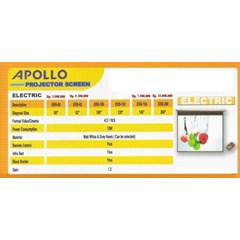 layar ohp electric apollo 80