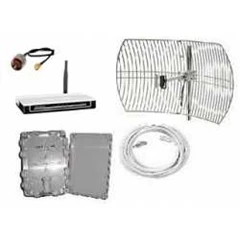 paket client tp-link + grid antenna 24 dbi