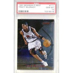 tracy mcgrady rc bowman bes 1997-98t psa 10