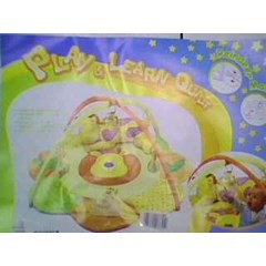 mainan bayi play & learn quilt lion
