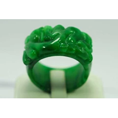 cincin giok ukir fat imperial ( gu 007)