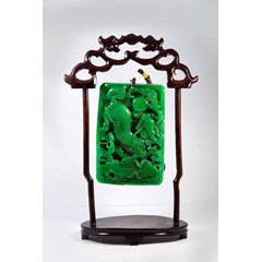 jade carving ( artwork) ( gu 019)