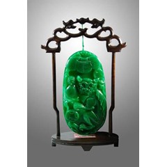 jade carving ( artwork) ( gu 020)
