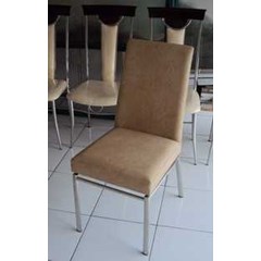 meja kursi makan minimalis stainless steel kaisar