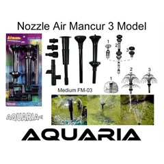 nozzle air mancur 3 model • fountain nozzle sets