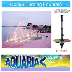 nozzle air mancur + lampu berganti warna