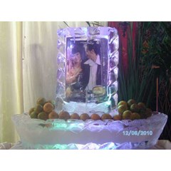 fhoto didalam ice carving