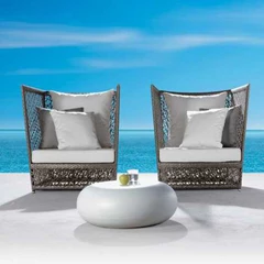 sofa and single chairs