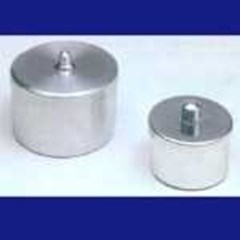 weighing bottle with lid aluminium
