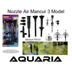 nozzle air mancur 3 model • fountain nozzle sets