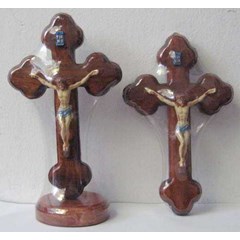salib model cengkeh ( gantung 15 cm, 20 cm, 25 cm, 30 cm & duduk/ meja 25 cm, 30 cm )