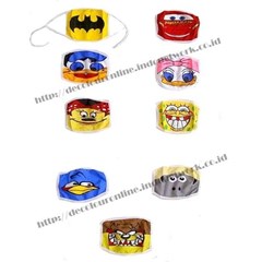 masker mulut karakter