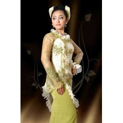 kebaya asimetris soft green bvo
