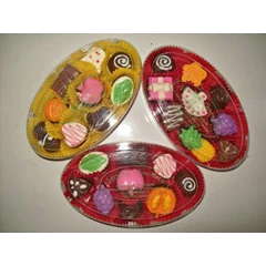 coklat praline toples oval